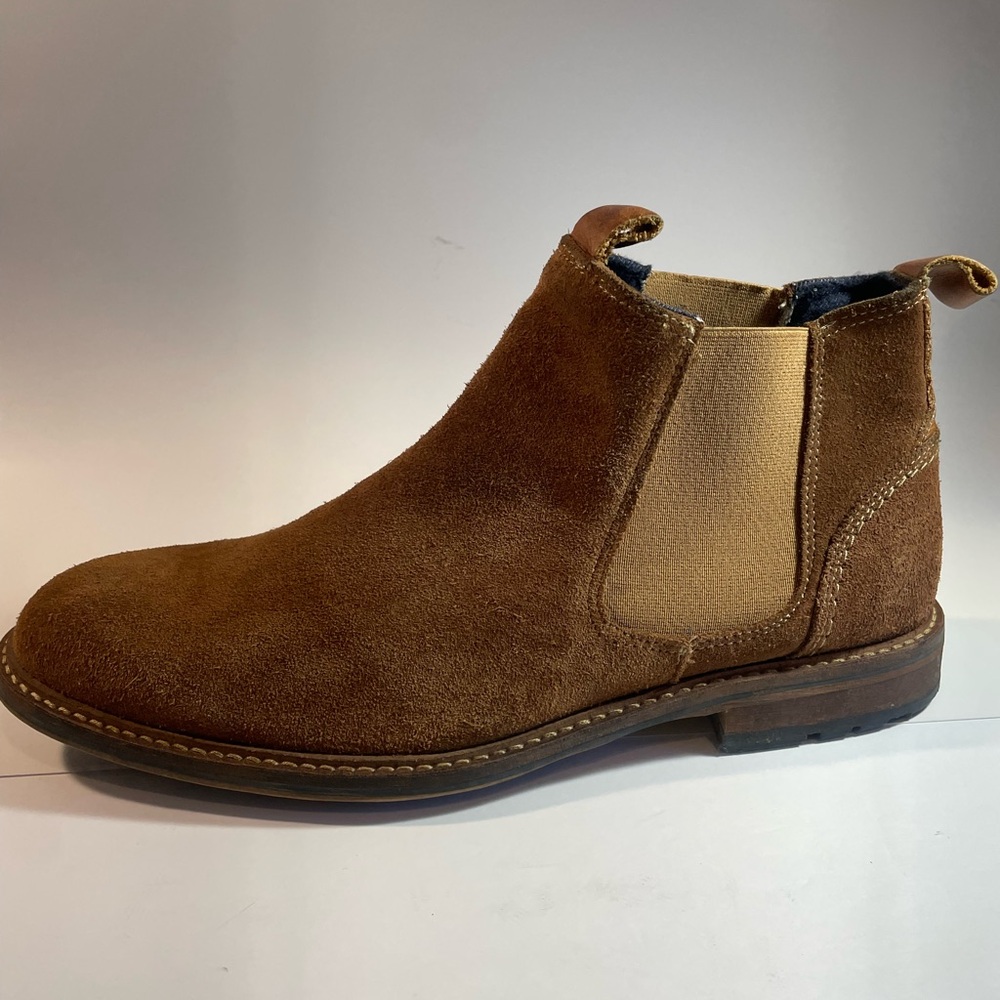 Tan Suede Chelsea Boots